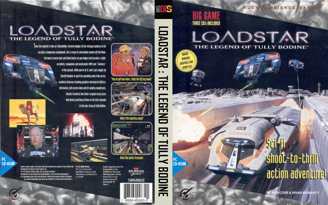 Loadstar - The Legend Of Tully Bodine — box-texture (US)