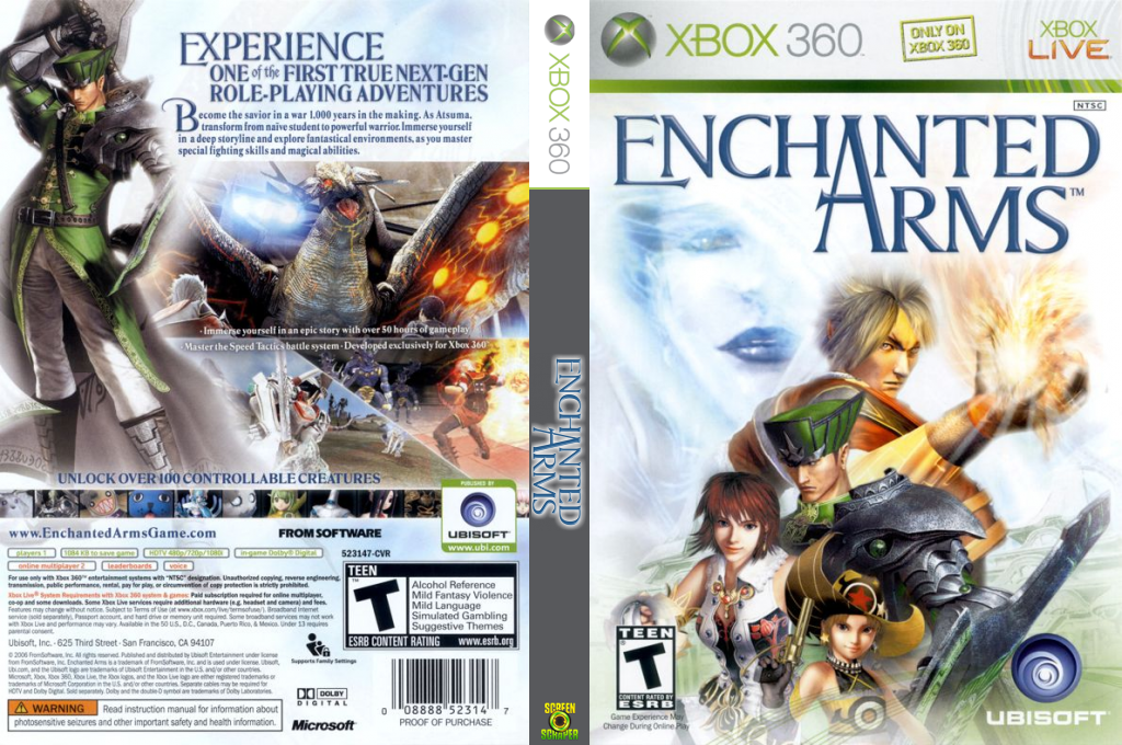 Enchanted Arms — box-texture (US)