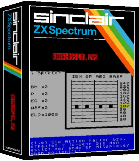 Das Boersenspiel — box-3D (SS)