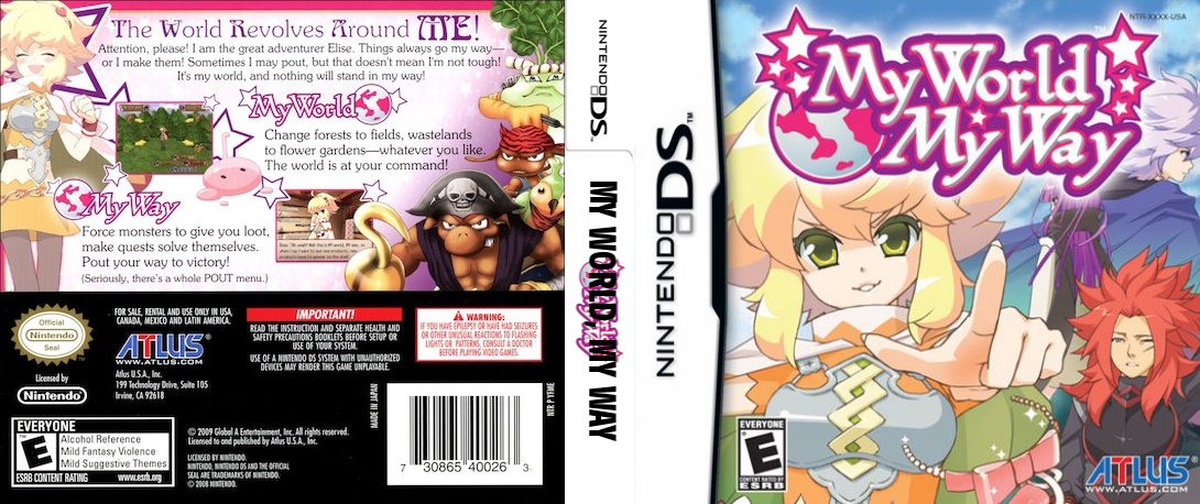 Sekai wa Atashi de Mawatteru — box-texture (US)