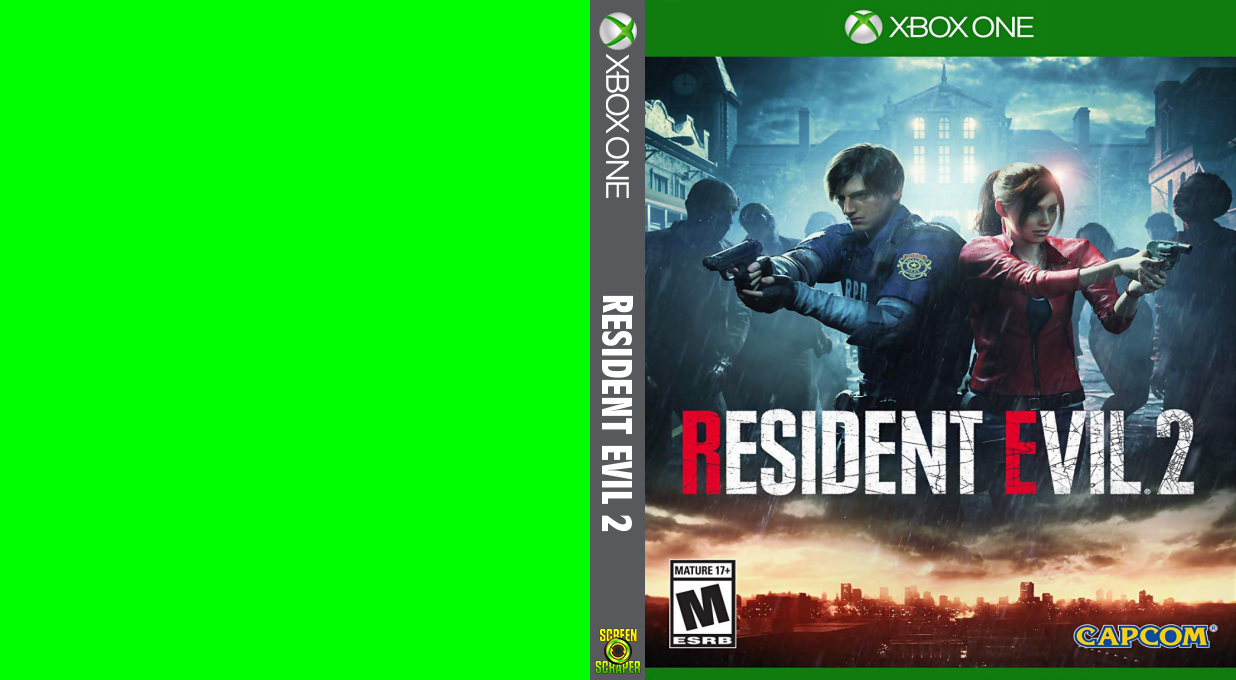 Resident Evil 2 — box-texture (US)