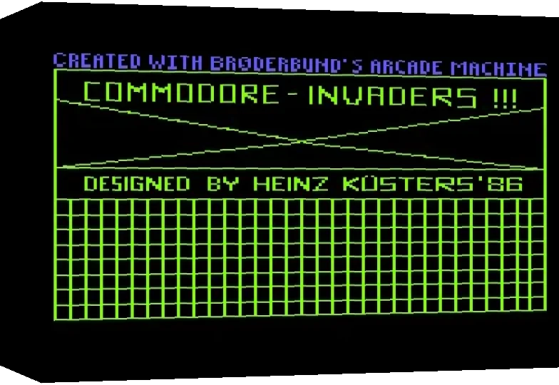 Commodore Invaders — box-3D (WOR)