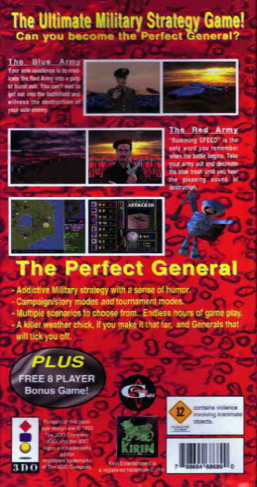 Perfect General, The — box-2D-back (US)