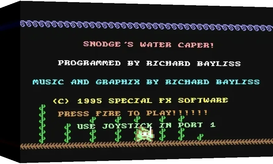 Snodge's Water Caper — box-3D (WOR)