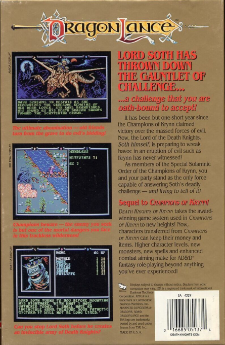 Death Knights Of Krynn — box-2D-back (US)