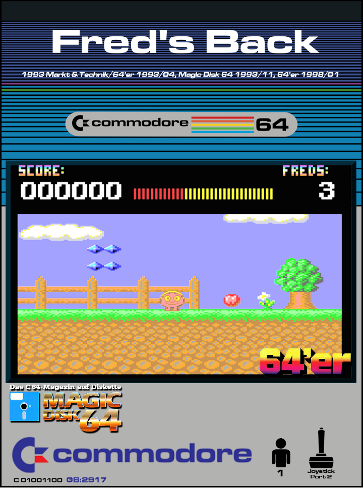 Fred's Back box art