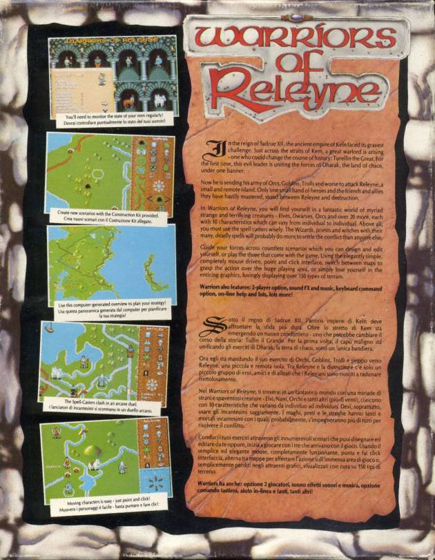 Warriors of Releyne — box-2D-back (WOR)