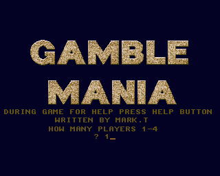Gamble Mania — sstitle (WOR)