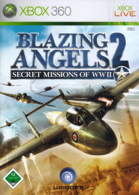 Blazing Angels 2 - Secret Missions of WWII — box-2D (DE)