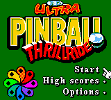 3d Ultra Pinball - Thrillride — sstitle (WOR)