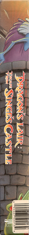 Dragon's Lair - Escape From Singe's Castle — box-2D-side (US)