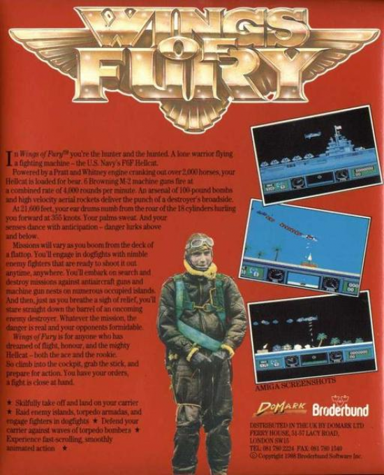 Wings of Fury — box-2D-back (EU)