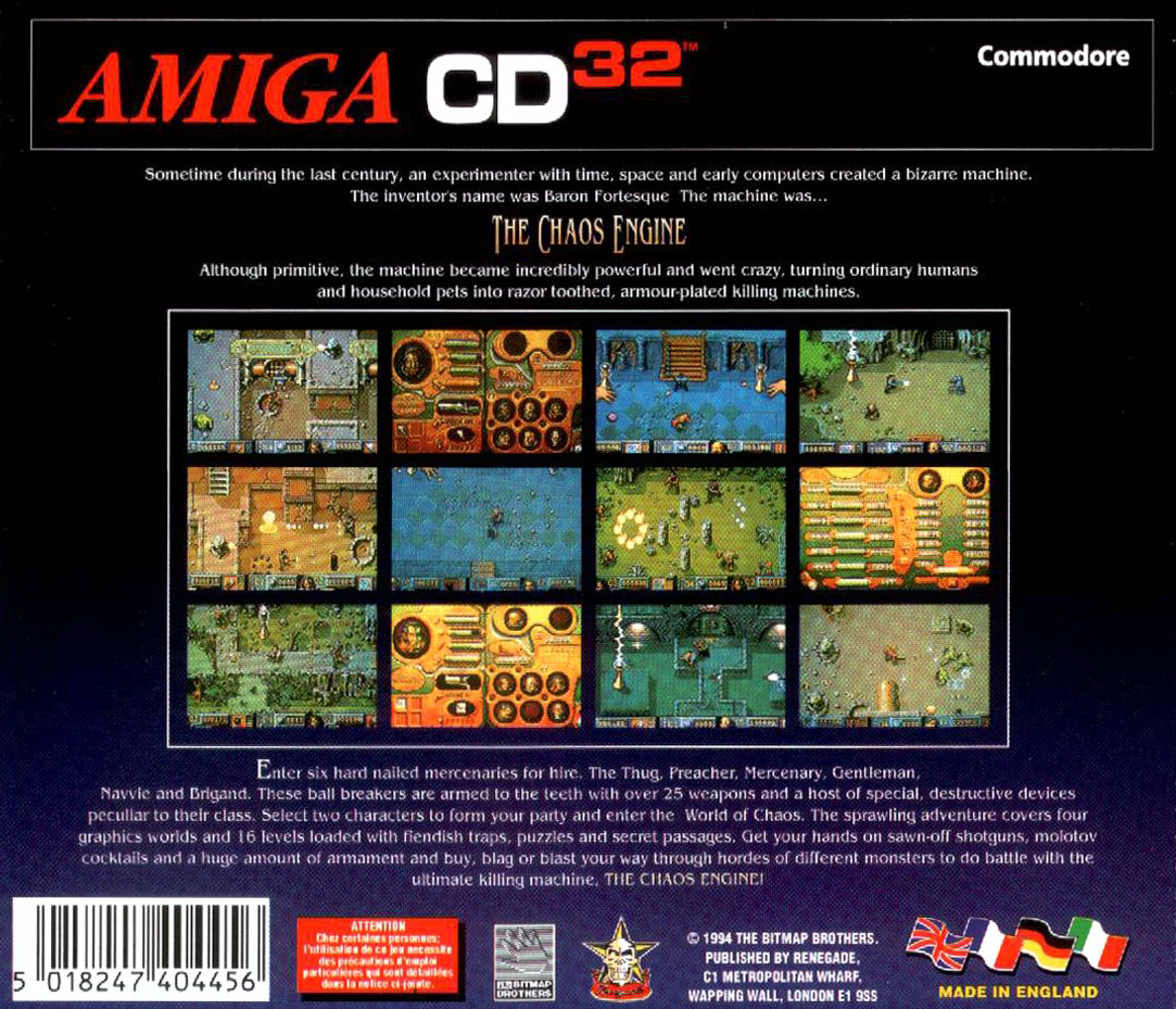 Chaos Engine, The — box-2D-back (EU)