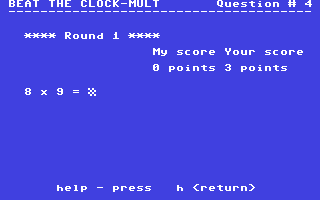 Beat the Clock : Multiply — ss (WOR)