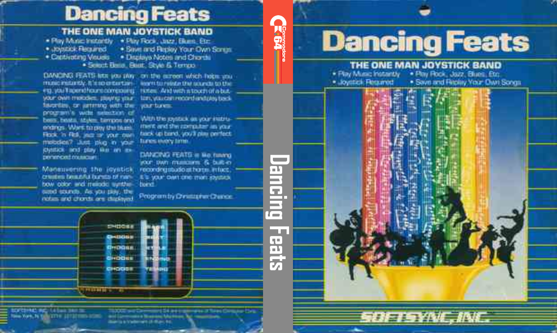 Dancing Feats — box-texture (US)
