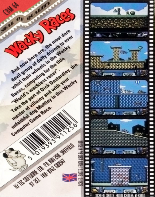 Wacky Races — box-2D-back (EU)