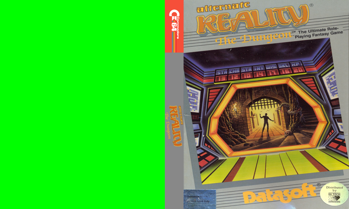 Alternate Reality II - The Dungeon — box-texture (US)