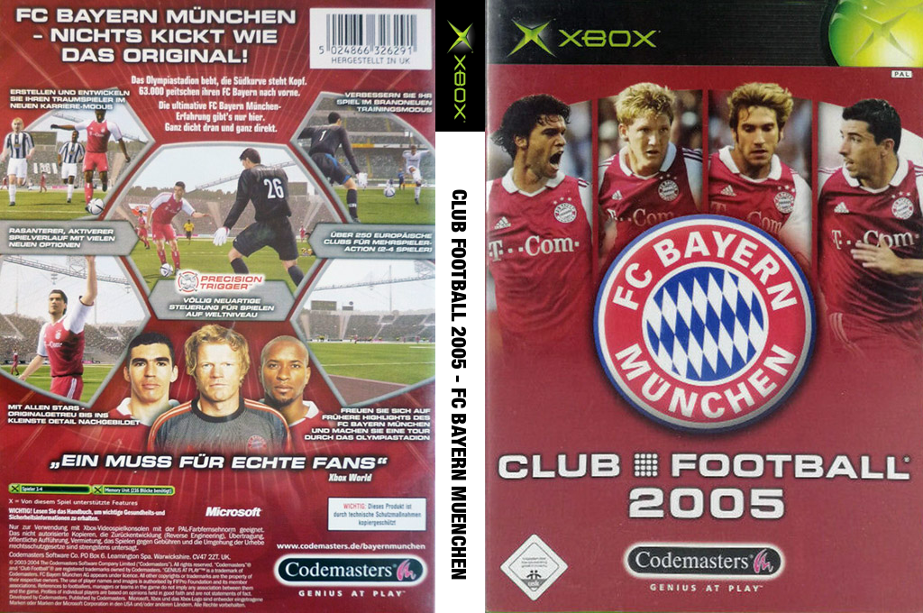 Club Football 2005 - FC Bayern Muenchen — box-texture (DE)