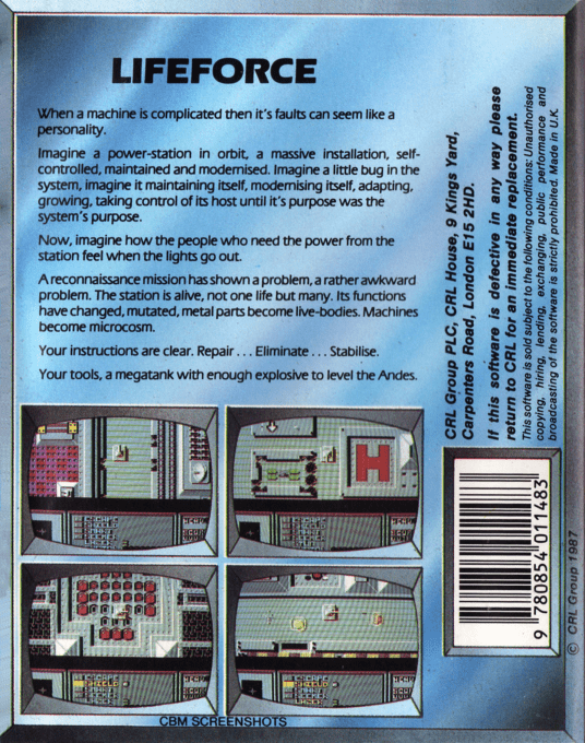 Lifeforce — box-2D-back (EU)