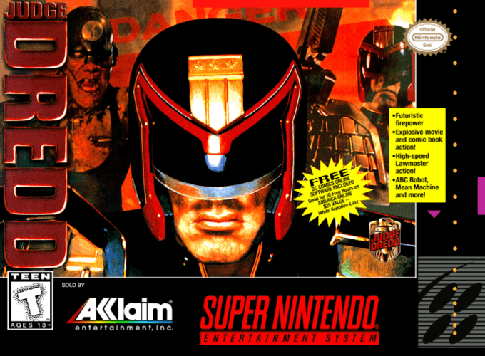 Judge Dredd box art