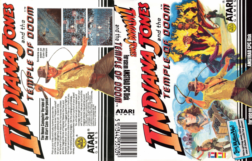 Indiana Jones And The Temple Of Doom — box-texture (EU)