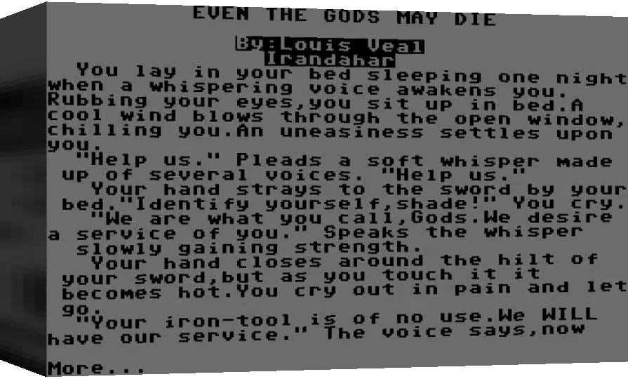 Even the Gods May Die — box-3D (WOR)