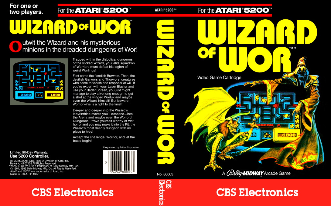 Wizard of Wor — box-texture (US)
