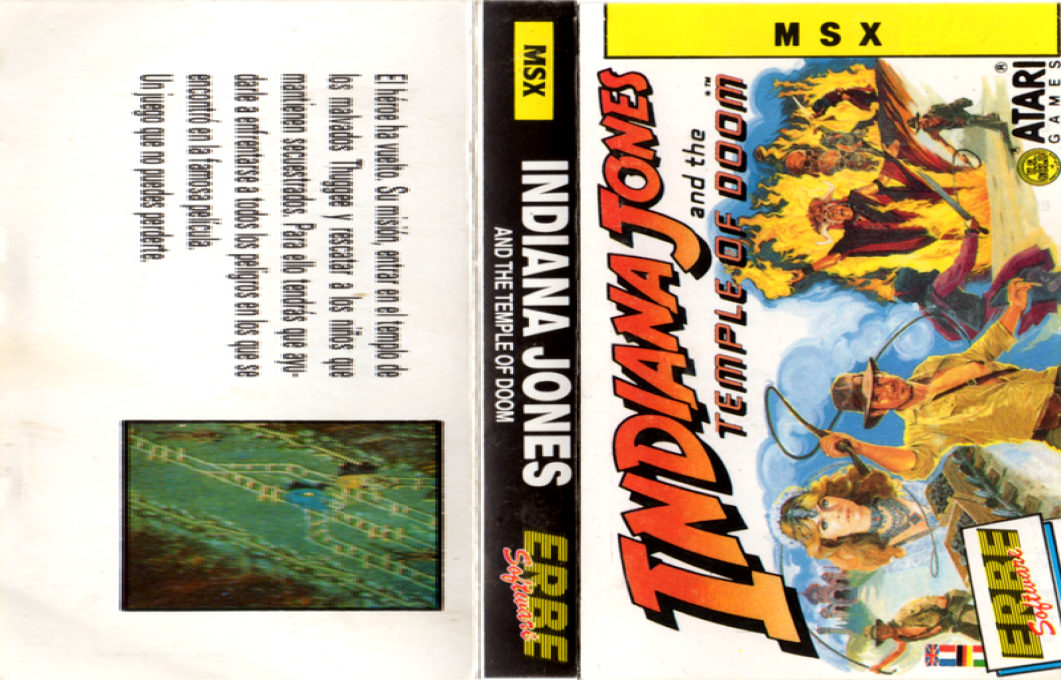 Indiana Jones And The Temple Of Doom — box-texture (SP)
