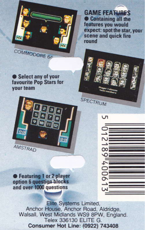 Mike Read's Computer Pop Quiz — box-2D-back (EU)