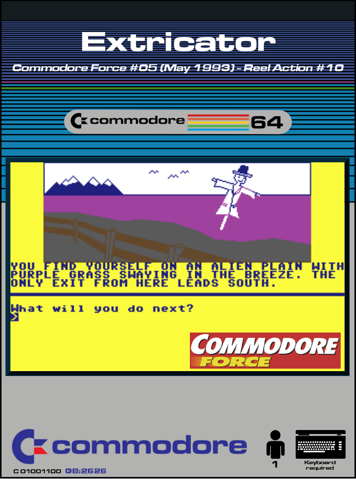 Extricator box art