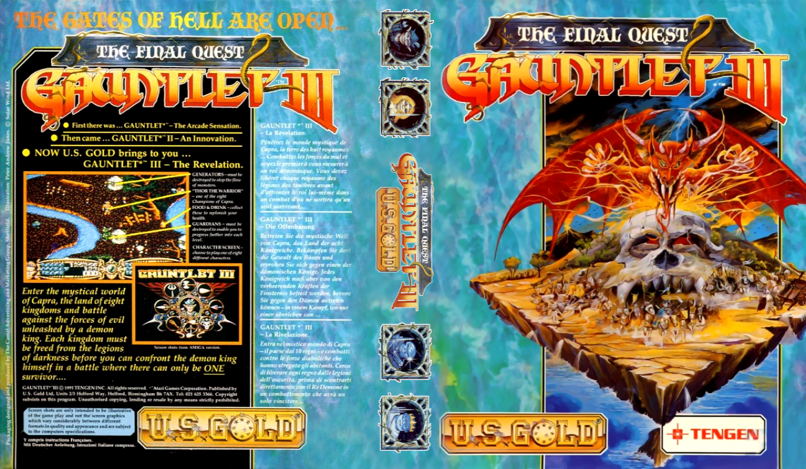 Gauntlet III - The Final Quest — box-texture (EU)