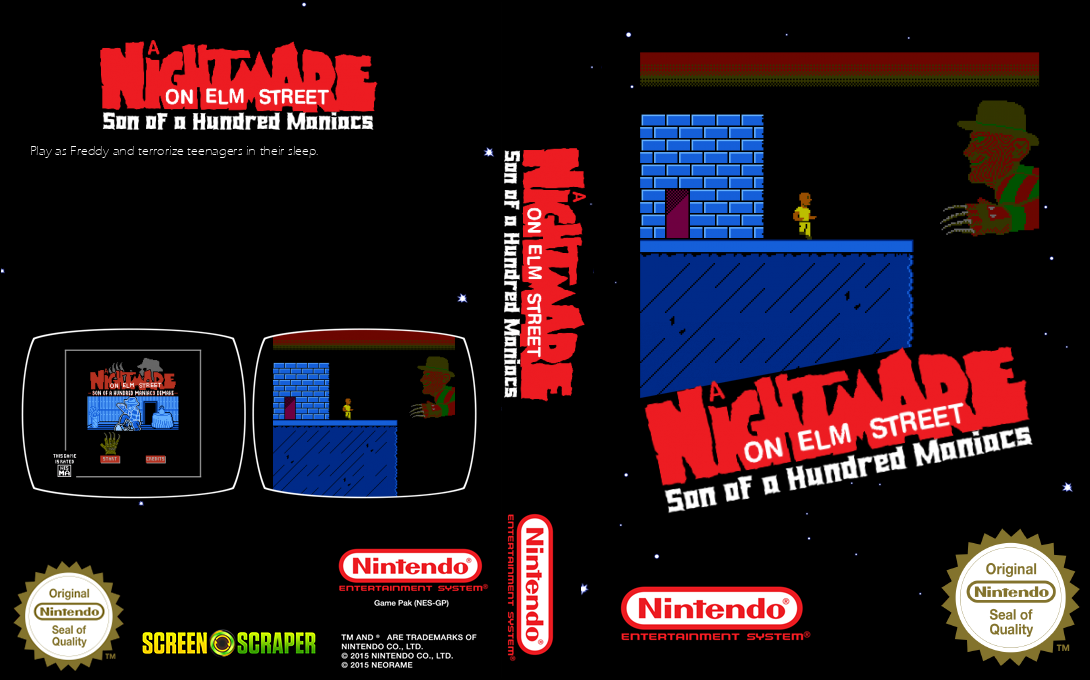 Nightmare on Elm Street, A - Son of a Hundred Maniacs — box-texture (SS)