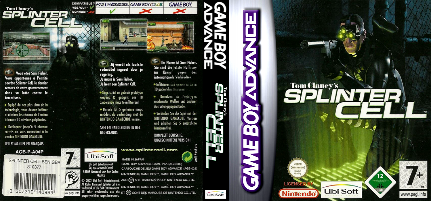 Tom Clancy's Splinter Cell — box-texture (EU)
