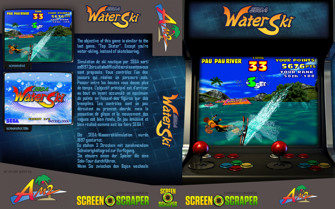 Sega Water Ski — box-texture (SS)