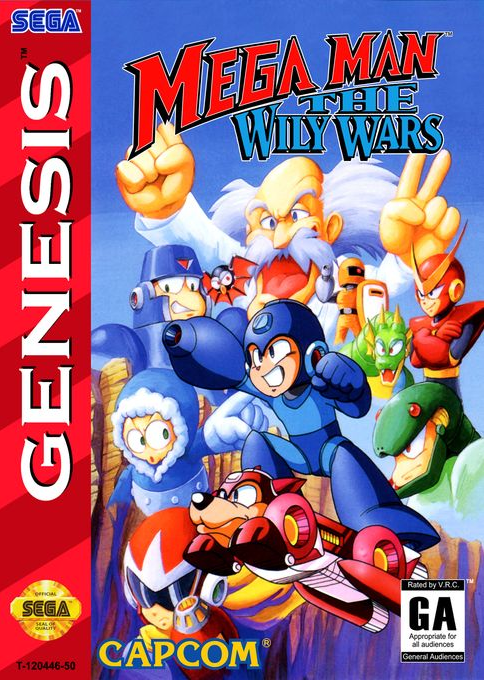 Mega Man - The Wily Wars box art