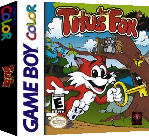 Titus the Fox — box-3D (US)