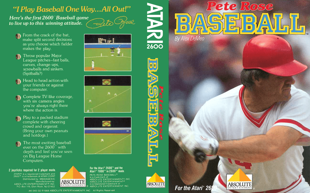 Pete Rose Baseball — box-texture (US)