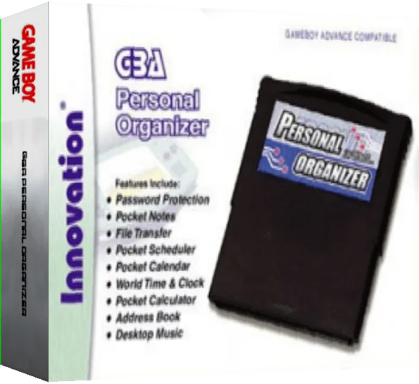GBA Personal Organizer — box-3D (US)