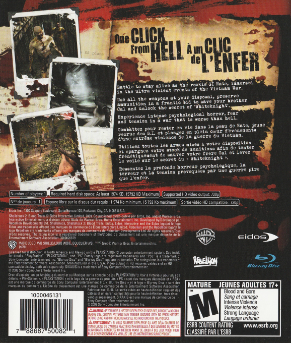 ShellShock 2 - Blood Trails — box-2D-back (CA)
