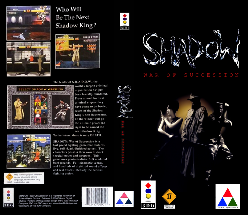 SHADOW Warriors — box-texture (US)