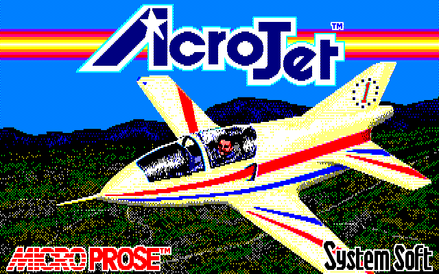 AcroJet - The Advanced Flight Simulator — sstitle (JP)