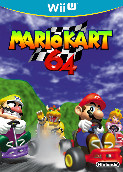 Mario Kart 64 box art