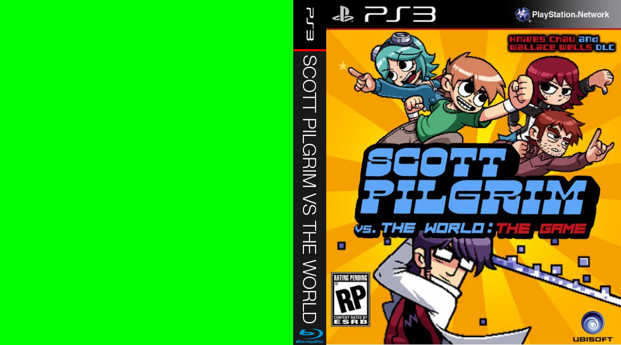 Scott Pilgrim vs The World — box-texture (US)