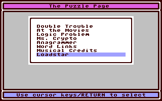 The Puzzle Page #123 — ss (WOR)