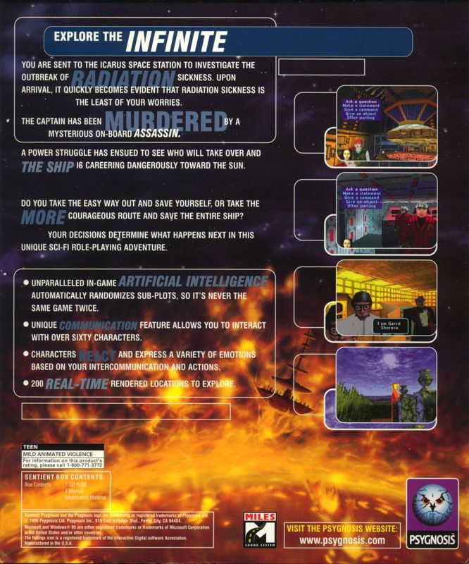Sentient — box-2D-back (US)