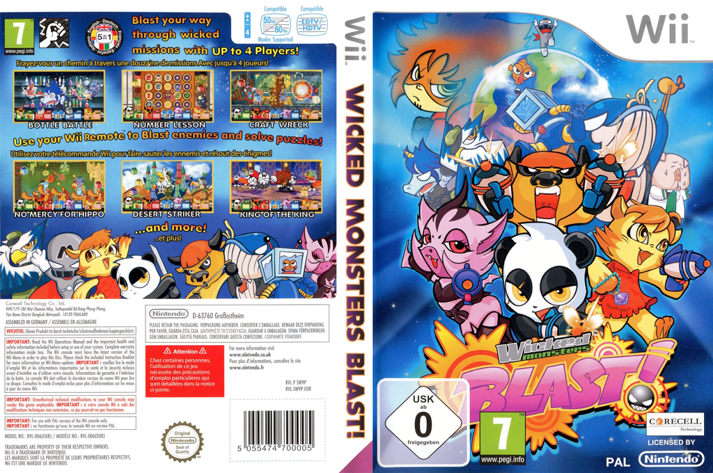 Wicked Monsters Blast! — box-texture (EU)