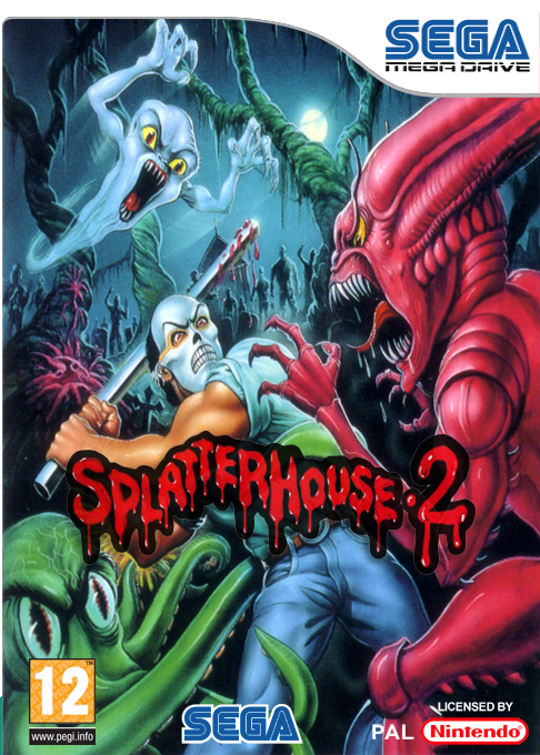Splatterhouse 2 — box-2D (EU)