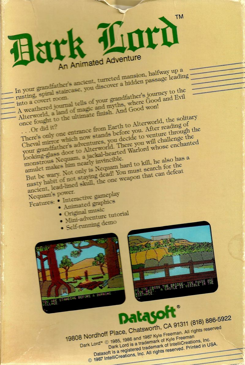 Dark Lord — box-2D-back (US)