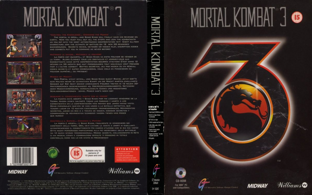 Mortal Kombat 3 — box-texture (EU)