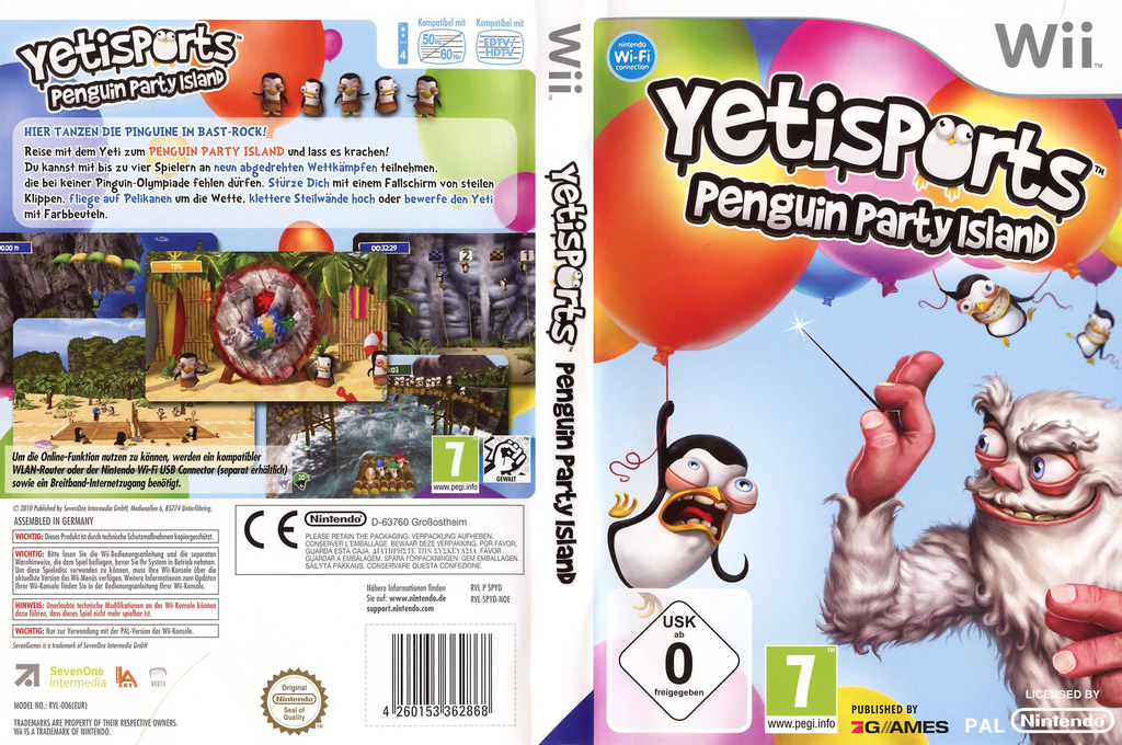 Yetisports - Penguin Party Island — box-texture (DE)